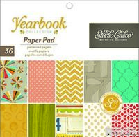 Набор бумаги Studio Calico - Yearbook, 15х15 см, 36 листов