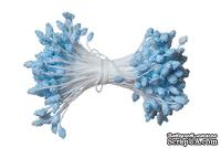 Тычинки двусторонние, цвет голубой,  55х3мм, 144 шт. - ScrapUA.com