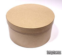 Заготовка коробки из папье-маше от Scrapberry&#039;s, Круглая, 14x7 cм - ScrapUA.com