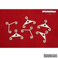 Чипборд Scrapiniec - Вешалки для одежды, 6 штук - ScrapUA.com