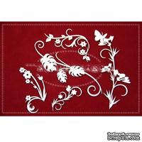 Чипборд Scrapiniec - Весенние завитки, 6 штук - ScrapUA.com