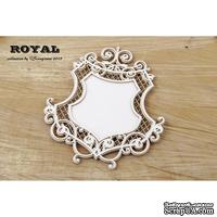 Чипборд Scrapiniec - Royal - Вывеска большая декор с рамкой