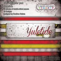 Набор двусторонней скрапбумаги от 7 Dots Studio - Yuletide, 15x15 см, 24 листа