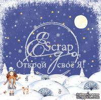 Лист скрапбумаги от ScrapEgo - Загадай желание - Рождественская ночь, 30,5х30,5см - ScrapUA.com