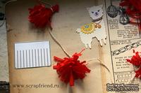 Нож для вырубки от Scrapfriend - Кисточка/Бахрома для пиньяты, 6,2x4,8см