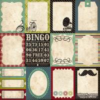 Лист двусторонней скрапбумаги от Echo Park Paper - Times and Seasons Cards - ScrapUA.com