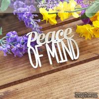 Чипборд от Вензелик - Peace of mind, размер: 64x45 мм
