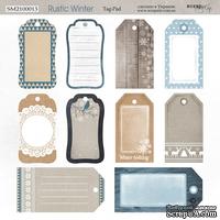 Лист двусторонней бумаги от Scrapmir - Tag-Pad - Rustic Winter, 20х20см - ScrapUA.com