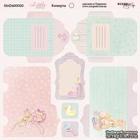 Лист двусторонней бумаги от Scrapmir - Конверты - Little Bunny, 20х20 см - ScrapUA.com