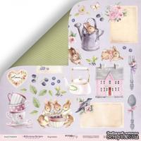 Лист двусторонней бумаги от Scrapmir - Картинки из коллекции Delicious Recipes, 30x30 см - ScrapUA.com