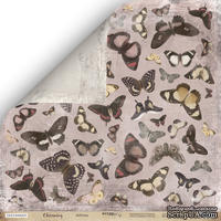Лист двусторонней бумаги от Scrapmir - Бабочки - Charming (Очарование), 30x30 см - ScrapUA.com