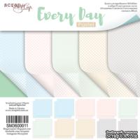 Набор двусторонней бумаги от Scrapmir  - Every Day (Pastel), 30х30см, 10 листов