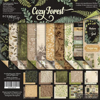 Набор двусторонней бумаги от Scrapmir - Cozy Forest,  20х20см, 10 шт