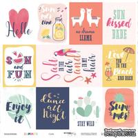 Лист односторонней бумаги от Scrapmir - Cards из коллекции Summer, 30x30 см - ScrapUA.com