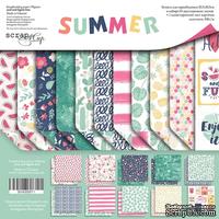 Набор двусторонней бумаги от Scrapmir - Summer, 30х30см, 11шт.