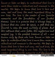 Лист односторонней бумаги с золотым тиснением от Scrapmir - &quot;Golden Script Black&quot; из коллекции Every Day, 30x30 см - ScrapUA.com