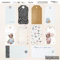 Лист двусторонней бумаги от Scrapmir - Tag-Pad - School Days, 20х20см - ScrapUA.com