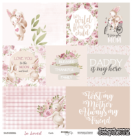 Лист односторонней бумаги от Scrapmir - Card из коллекции So Loved, 30x30 см - ScrapUA.com