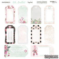 Лист двусторонней бумаги от Scrapmir - Tag-Pad - Oh, Ballet, 20х20см - ScrapUA.com
