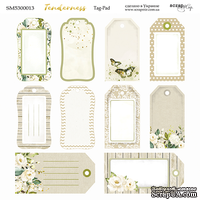 Лист двусторонней бумаги от Scrapmir - Tag-Pad - Tenderness, 20х20см