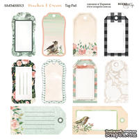 Лист двусторонней бумаги от Scrapmir - Tag-Pad - Peaches &amp; Cream, 20х20 см  - ScrapUA.com