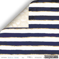 Лист двусторонней бумаги от Scrapmir - Море - Nautical Graphic, 30x30см - ScrapUA.com