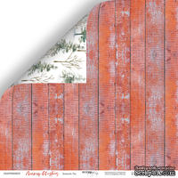 Лист двусторонней бумаги от Scrapmir - Зимний Лес - Merry Christmas, 30x30см - ScrapUA.com