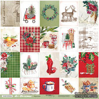Лист односторонней бумаги 30x30 от Scrapmir Карточки из коллекции Art Christmas - ScrapUA.com