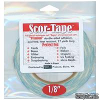Двусторонний тонкий скотч Scor-Pal - Scor-Tape, 3 мм х 24 м