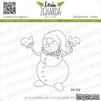 Акриловый штамп Lesia Zgharda SR228 Funny snowman, размер 5.9х6 см - ScrapUA.com