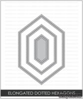 Ножи от Studio Katia - Elongated Dotted Hexagons
