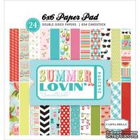 Набор двусторонней бумаги Carta Bella - Summer Lovin - Paper Pad, размер 15х15 см - ScrapUA.com