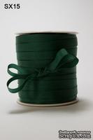 Лента GREEN, цвет зеленый, ширина 9,5мм, длина 90 см - ScrapUA.com