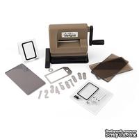 ПОД ЗАКАЗ! Машинка для вырубки и тиснения Sizzix Sidekick Starter Kit Brown & Black, стартовый набор