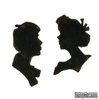 Лезвия Sizzix Movers & Shapers Magnetic Die Set 2PK - Mini Silhouettes