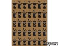 Папка для тиснения от Tim Holtz Alterations - Texture Fades Embossing Folder - On the Go, Кофе