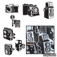 Набор высечек с оверлея от Maya Road  -  Say Cheese Camera Transparencies - Black - ScrapUA.com