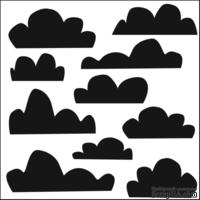 Маска The Crafter's Workshop - Mini Template Clouds, 15х15 см