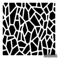 Маска The Crafter's Workshop - Mini Template Giraffe Print, 15х15 см