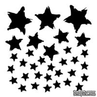 Маска The Crafter's Workshop - Mini Template Star Fall, 15х15 см