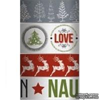 Бумажный скотч Teresa Collins - Candy Cane Lane - Washi Tape, 4 штуки - ScrapUA.com