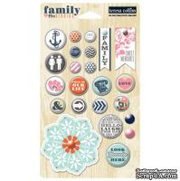 Брадсы Teresa Collins Designs - Family Stories - Decorative Brads - ScrapUA.com