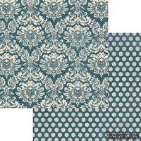 Лист двусторонней бумаги Teresa Collins Now And Then - Damask, 30х30 см