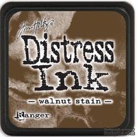 Штемпельная подушка Ranger - Distress Mini Ink Pad - Walnut Stain - ScrapUA.com