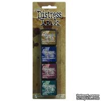 Набор штемпельных подушек Ranger - Distress Mini Ink Kit - Kit 12