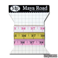 Ленты от Maya Road - Vintage Tape Measure Trim Pack, длина 50 см, 3 шт. - ScrapUA.com