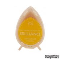 Чернила для штампинга Tsukineko - Brilliance Dew Drops Sunflower Yellow - ScrapUA.com