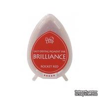 Чернила для штампинга Tsukineko - Brilliance Dew Drops Rocket Red