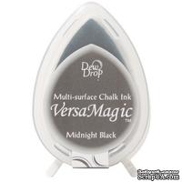 Чернила для штампинга Tsukineko - VersaMagic Dew Drops Midnight Black