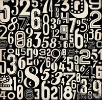 Лист скрапбумаги от Echo Park - NUMBERS, 30х30 см - ScrapUA.com